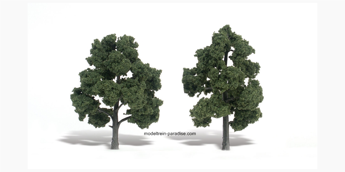 1513 ... 2 Medium Green Trees van  12,50 tot 15 cm